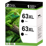 Load image into Gallery viewer, KUF 63XL Black Ink Cartridge 2-Pack