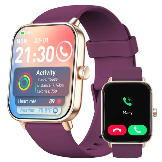 Trunsif Smart Watch for Women, 1.85'' AMOLED